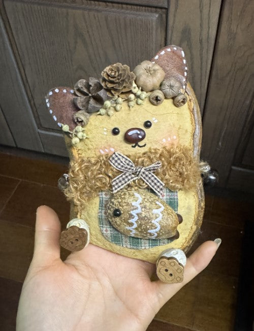 Handmade Entada Double Bean Pod Ornament