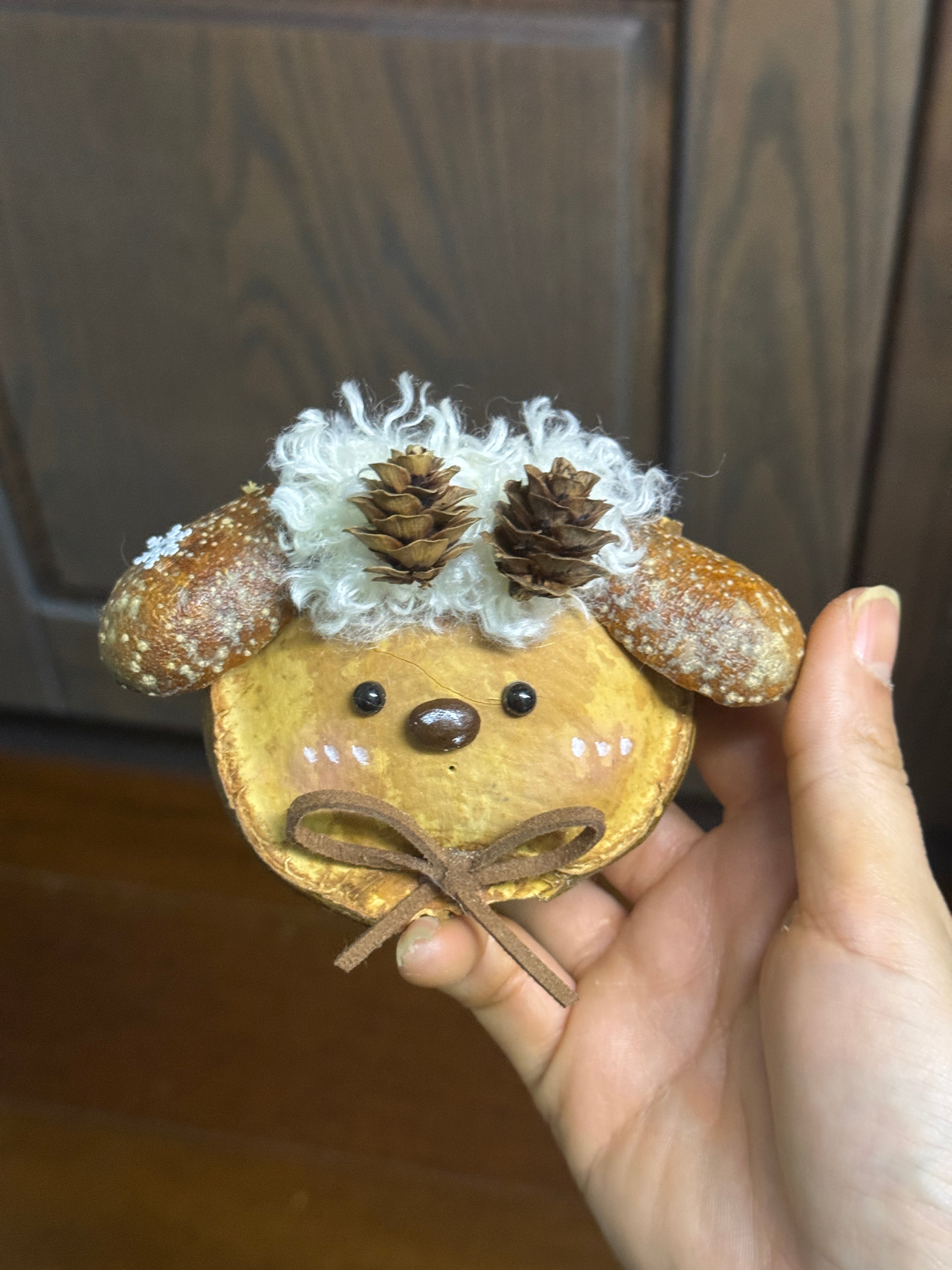 Handmade Entada Bean Pod Ornament