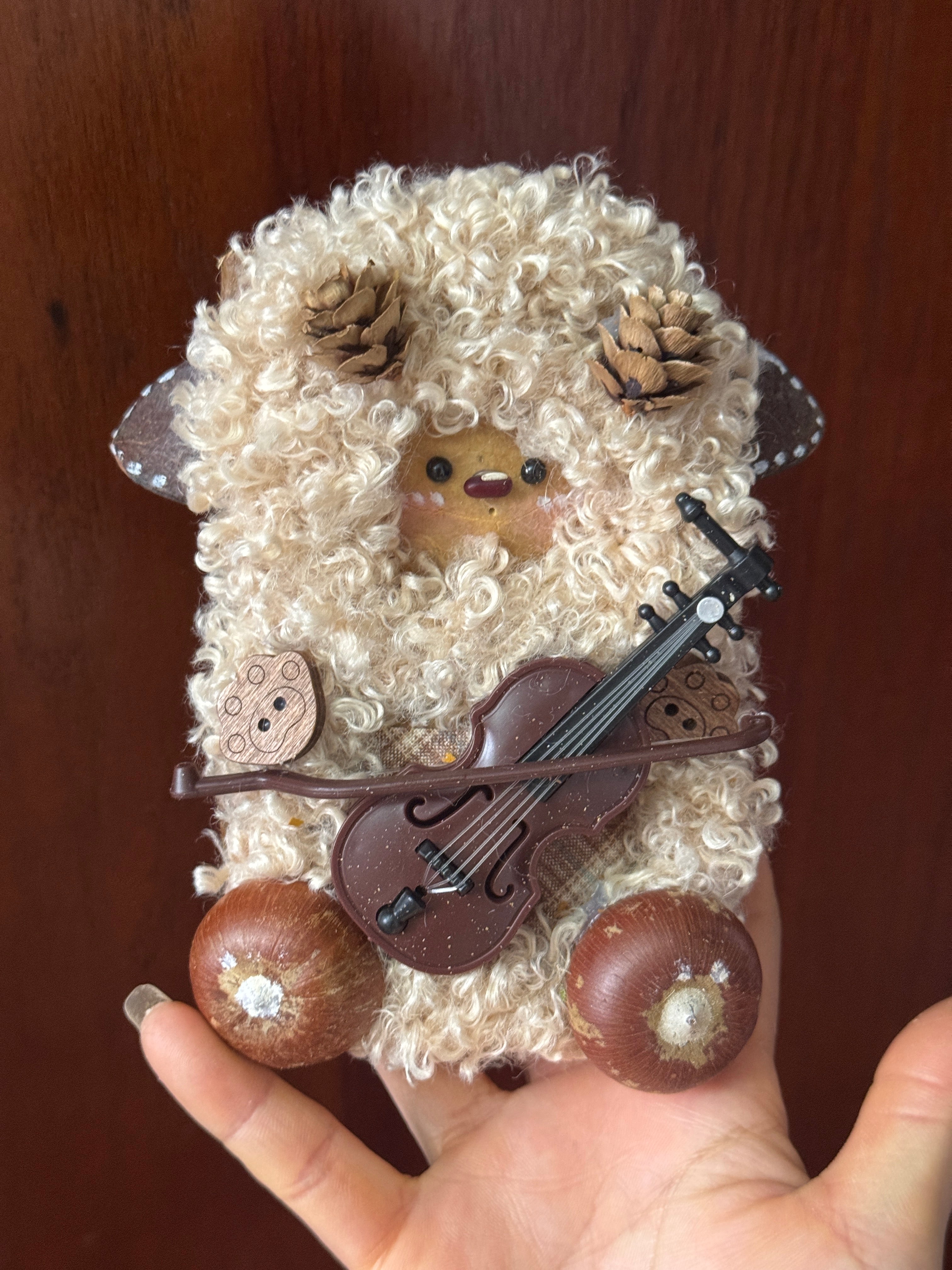 Handmade Entada Double Bean Pod Ornament