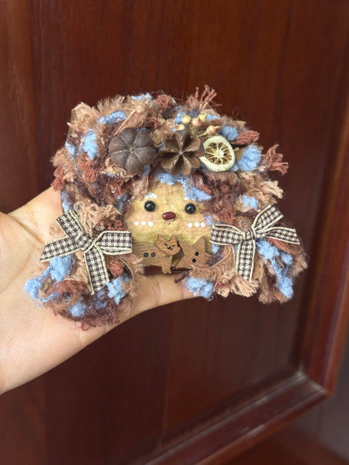 Handmade Entada Bean Pod Ornament