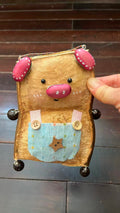 Handmade Entada Double Bean Pod Ornament