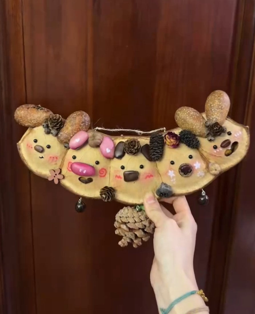 Bean Pod Door Ornament