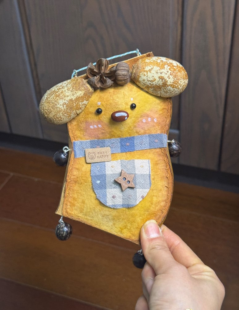 Handmade Entada Double Bean Pod Ornament