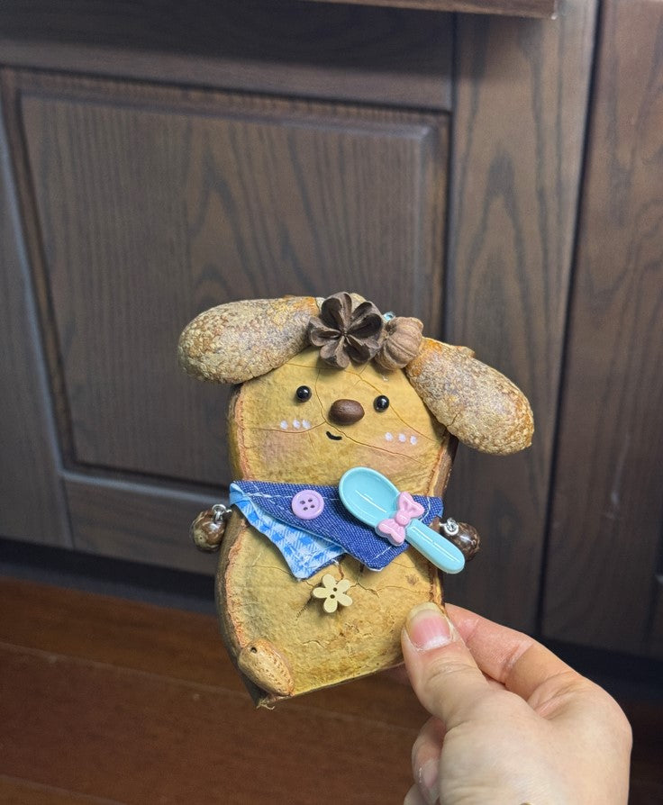 Handmade Entada Double Bean Pod Ornament